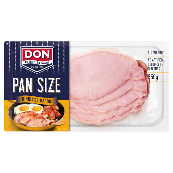 DON PANSIZE BACON RINDLESS 250G
