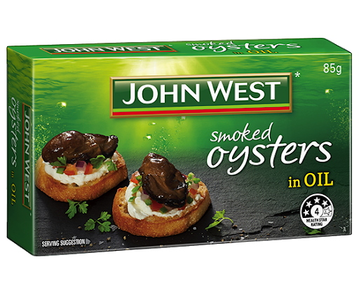 JOHN WEST OYSTER SMOKED 85G