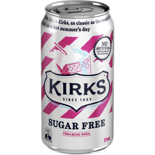 KIRKS DIET CREAMING SODA 375ML