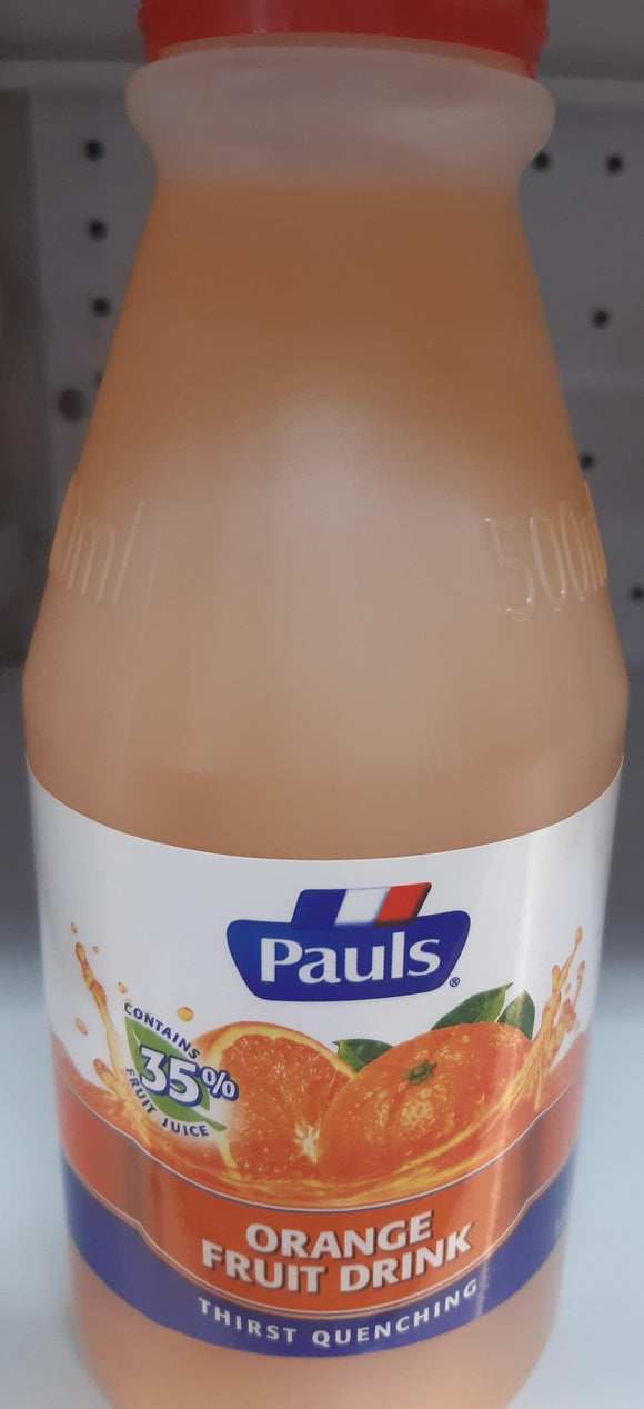 PAULS 35% FRUIT DRINK ORANGE 500ML