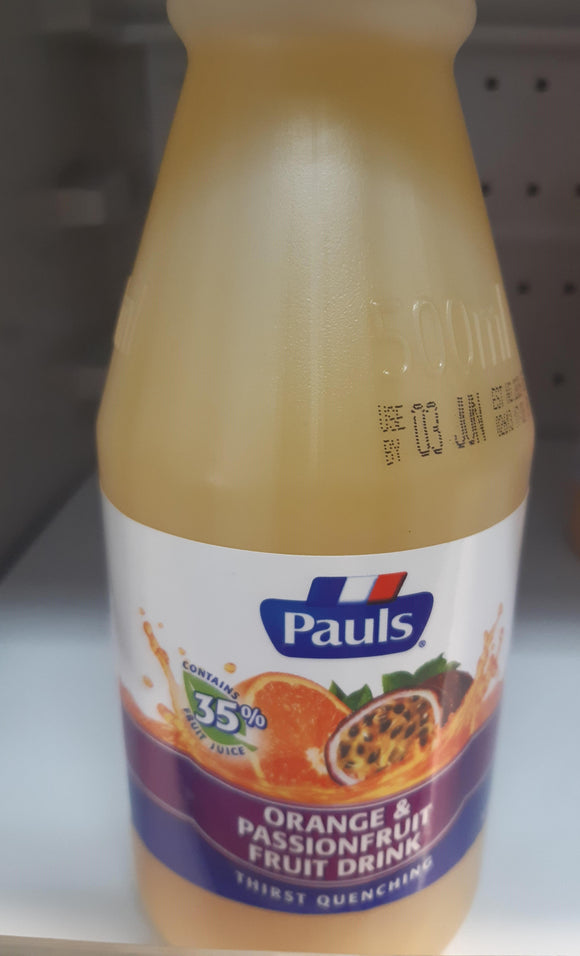 PAULS 35 FRUIT DRINK ORANGE  PASSIONFR