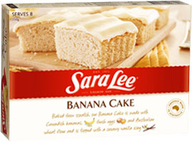 SARA LEE CAKE BANANA 350G